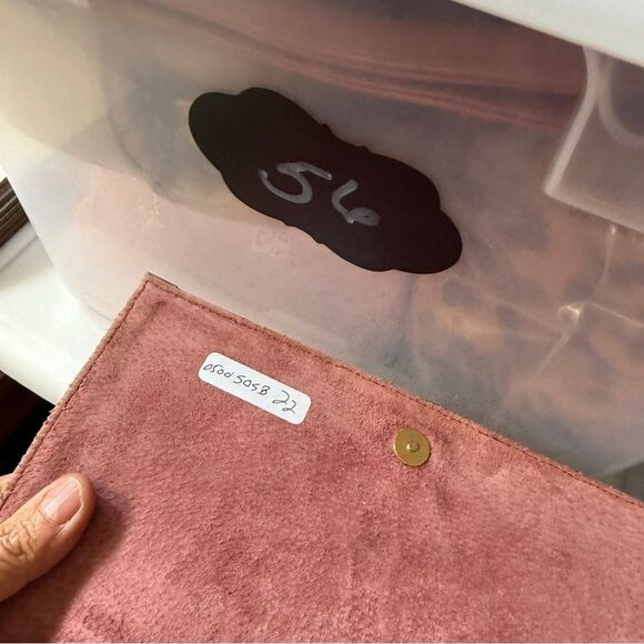 Seberini Creazioni Italiane Burgundy Ostrich Leather Shoulder Bag Clutch Vintage - Picture 9 of 9